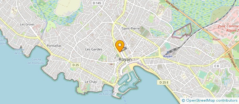 localisation de l'entreprise ETXEGORRI à ROYAN
