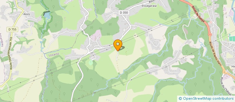 localisation de l'entreprise ETXELOLEA  USTARITZ