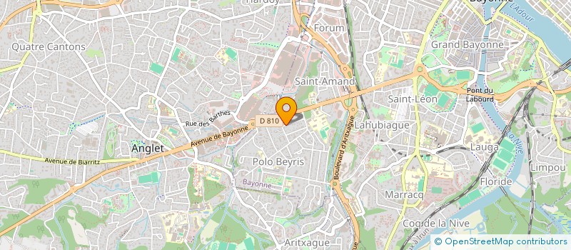 localisation de l'entreprise ETXEPARIA à BAYONNE