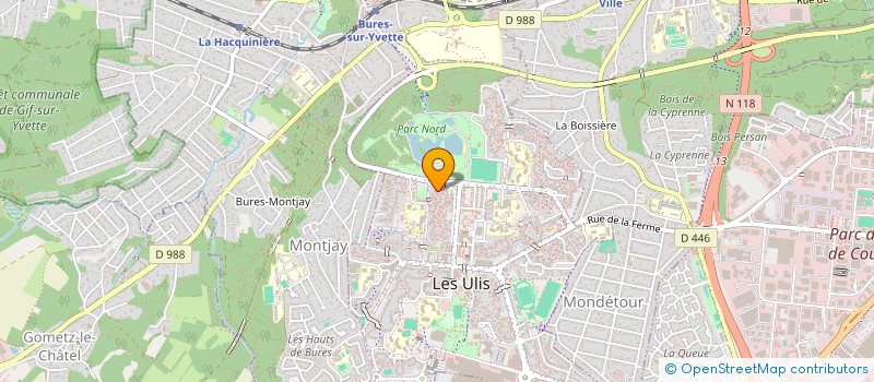 localisation de l'entreprise ETY IMMOBILIER à LES ULIS