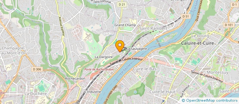 localisation de l'entreprise ETYM  LYON