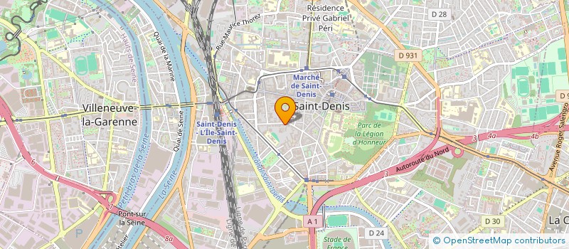 localisation de l'entreprise ETZ  SAINT-DENIS