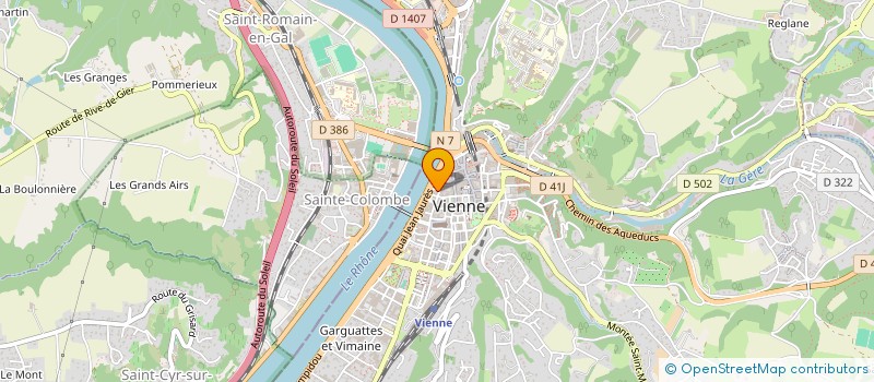 localisation de l'entreprise ETZE  VIENNE