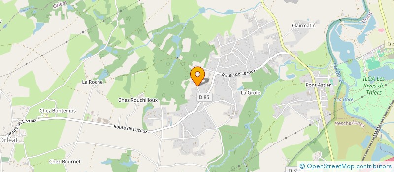 localisation de l'entreprise ETZEKO  ORLEAT