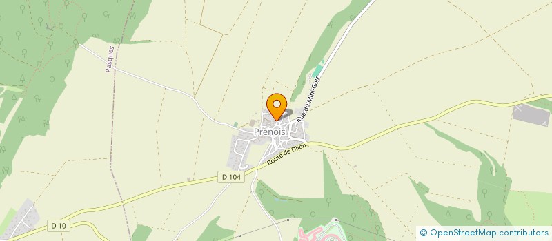 localisation de l'entreprise ETZIO EQUIPEMENTS à PRENOIS