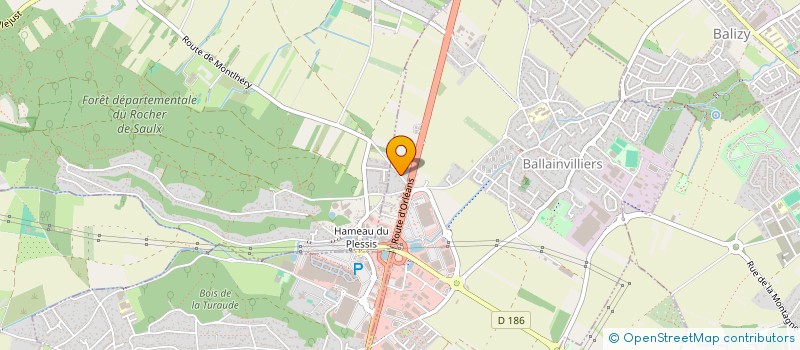 localisation de l'entreprise EU CONSTRUCT  BALLAINVILLIERS