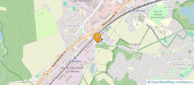 localisation de l'entreprise EU MTP  COIGNIERES