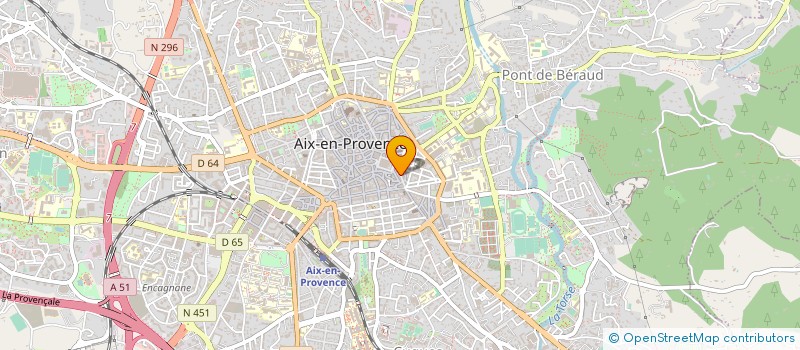 localisation de l'entreprise EU'YA INTERNATIONAL à AIX-EN-PROVENCE