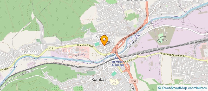 localisation de l'entreprise EUBR  CLOUANGE