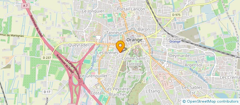 localisation de l'entreprise EUCALYPTUS  ORANGE