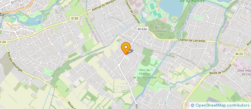 localisation de l'entreprise EUCALYPTUS  CUGNAUX