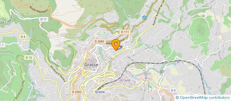 localisation de l'entreprise EUCALYPTUS à GRASSE