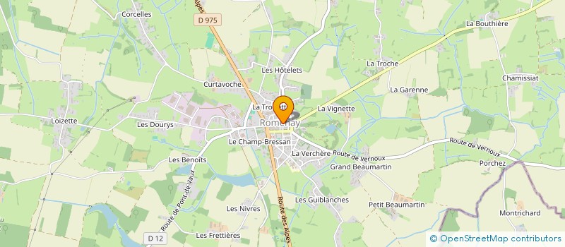 localisation de l'entreprise EUCLIDE  ROMENAY