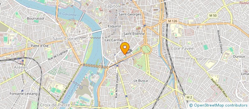 localisation de l'entreprise EUCLIDE à TOULOUSE