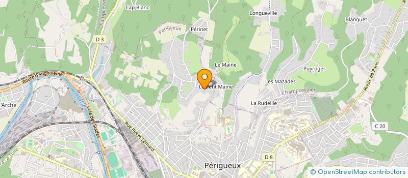 localisation de l'entreprise EUCLIDE  SANILHAC