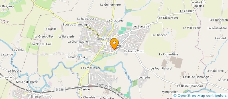 localisation de l'entreprise EUCLIDE CONSEIL  SERVON-SUR-VILAINE