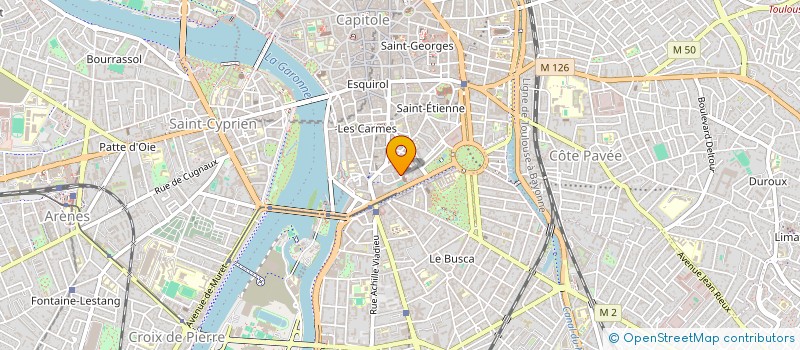 localisation de l'entreprise EUCLIDE INVEST 1  TOULOUSE