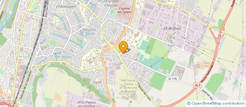 localisation de l'entreprise EUCLYD à VALENCE