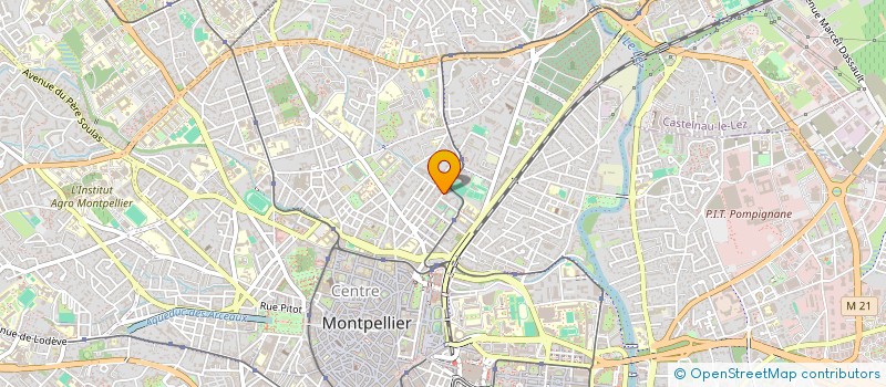 localisation de l'entreprise EUCLYDIA à MONTPELLIER