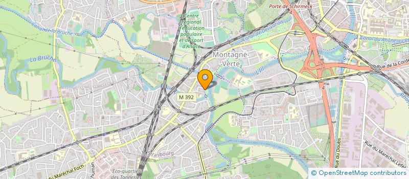 localisation de l'entreprise EUCODIS à STRASBOURG