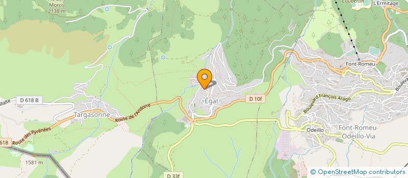 localisation de l'entreprise EUDAIMON  FONT-ROMEU-ODEILLO-VIA