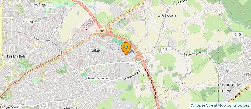 localisation de l'entreprise EUDAIMONIA  LE MANS