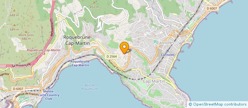 localisation de l'entreprise EUDASCODA à ROQUEBRUNE-CAP-MARTIN
