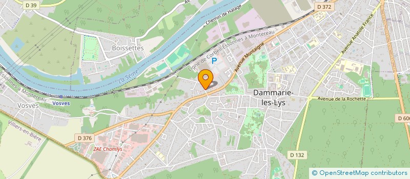 localisation de l'entreprise EUDEMONISTE IMMOBILIER à DAMMARIE-LES-LYS