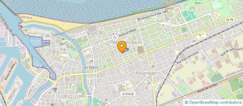 localisation de l'entreprise EUDEVI EUROPE DEVELOPPEMENT INDUSTRIEL à DUNKERQUE