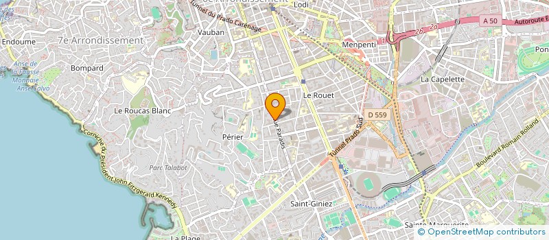 localisation de l'entreprise EUDICTIS  MARSEILLE