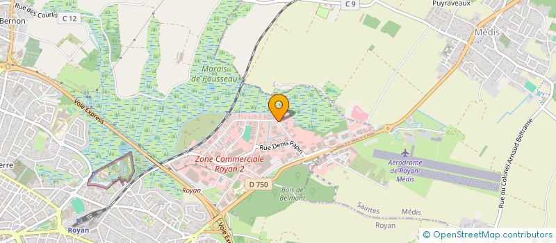 localisation de l'entreprise EUDO  ROYAN