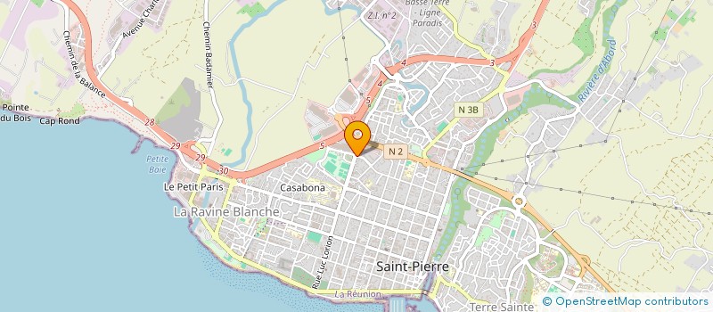 localisation de l'entreprise EUDOR O ET FILS à SAINT-PIERRE