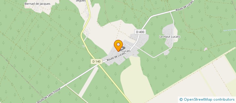 localisation de l'entreprise EUFHORIA MED.IA  PARENTIS-EN-BORN