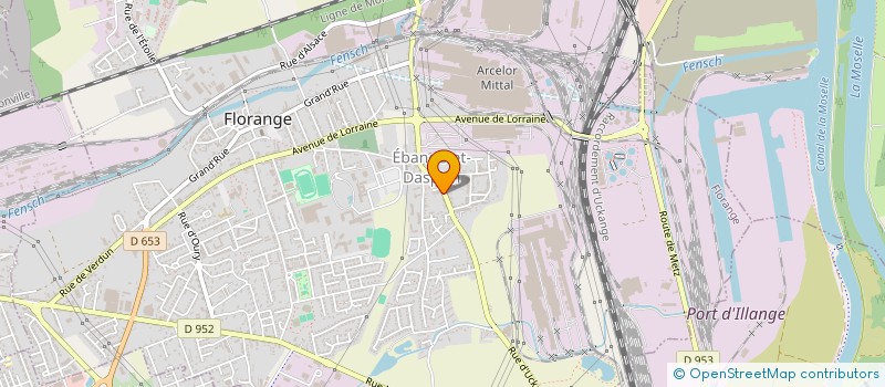 localisation de l'entreprise EUFRAN à FLORANGE