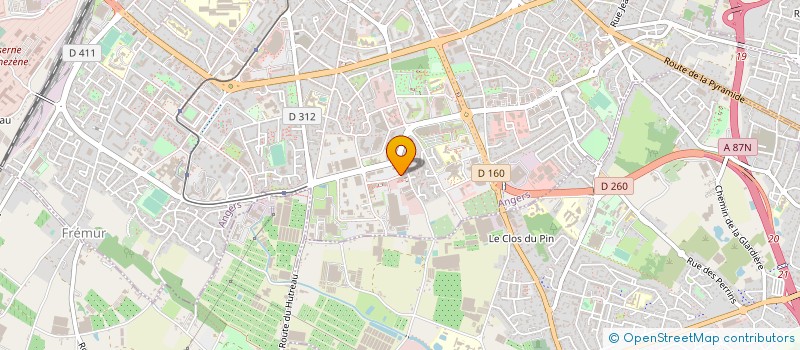 localisation de l'entreprise EUFRATE  ANGERS