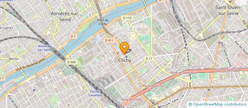 localisation de l'entreprise EUFRO à CLICHY