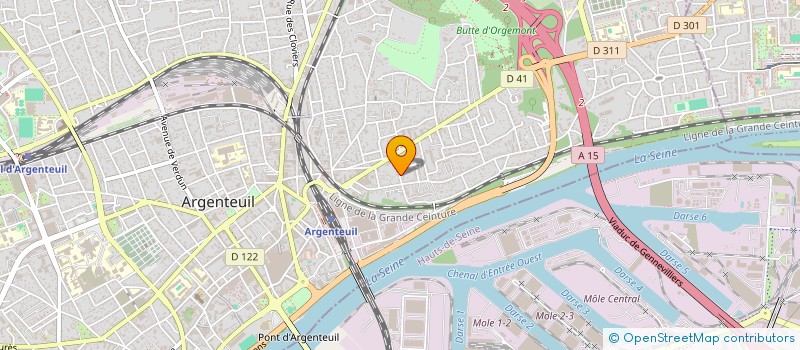 localisation de l'entreprise EUGE DATA CONSULTING  ARGENTEUIL