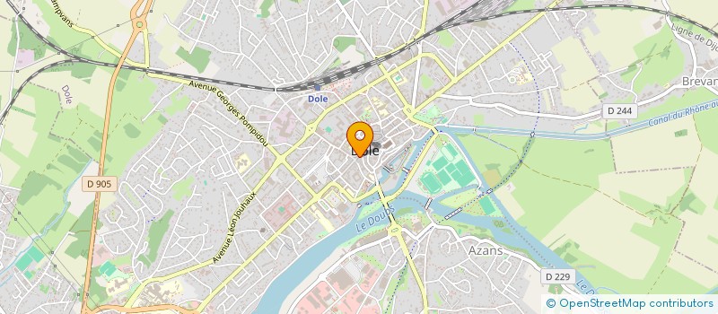 localisation de l'entreprise EUGE'NI DOLE à DOLE