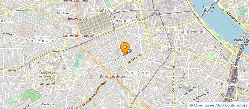 localisation de l'entreprise EUGEE à BORDEAUX