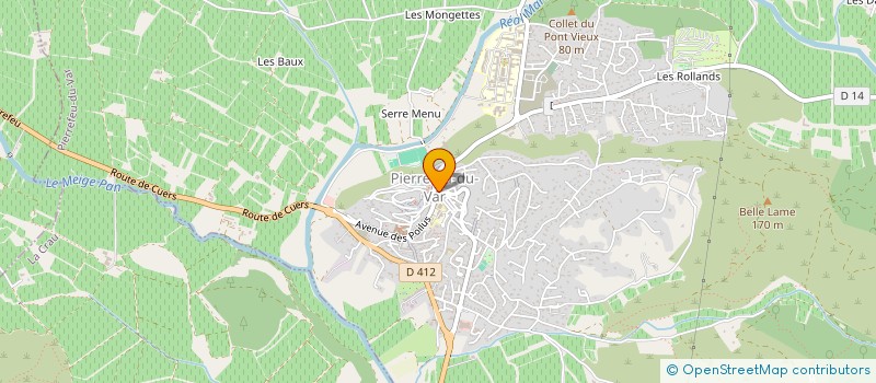 localisation de l'entreprise EUGENE  PIERREFEU-DU-VAR