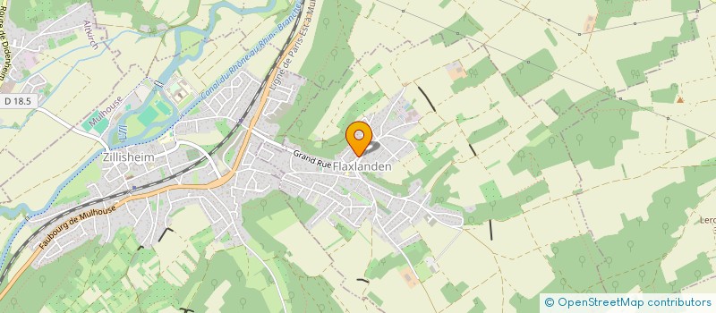 localisation de l'entreprise EUGENE  FLAXLANDEN