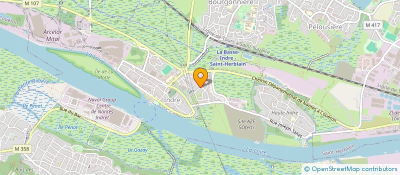 localisation de l'entreprise EUGENE  INDRE