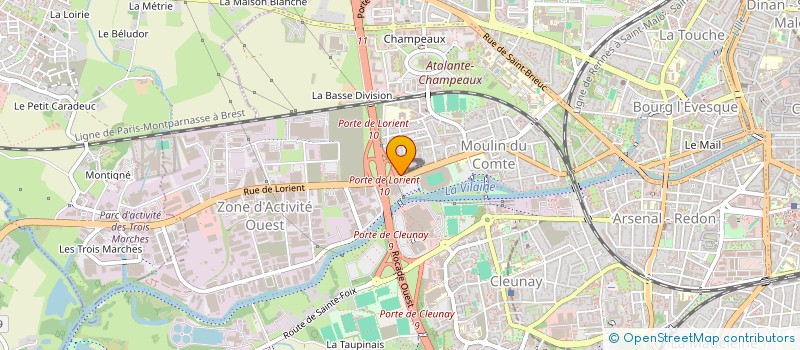 localisation de l'entreprise EUGENE  RENNES