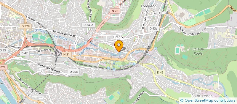 localisation de l'entreprise EUGENE ET FILS  DARNETAL