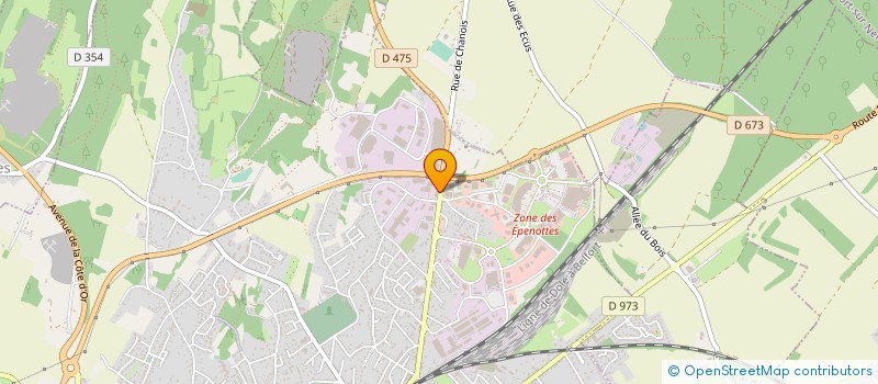 localisation de l'entreprise EUGENE HINTZY SA à DOLE