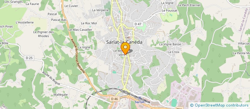 localisation de l'entreprise EUGENE LEROY à SARLAT-LA-CANEDA