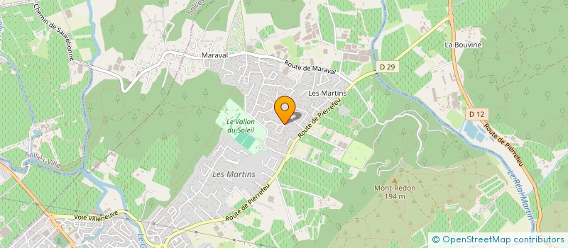 localisation de l'entreprise EUGENE RODOLPHE  LA CRAU