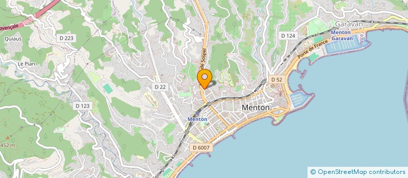 localisation de l'entreprise EUGENI à MENTON