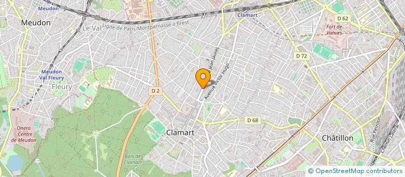 localisation de l'entreprise EUGENIA'S WORLD à CLAMART