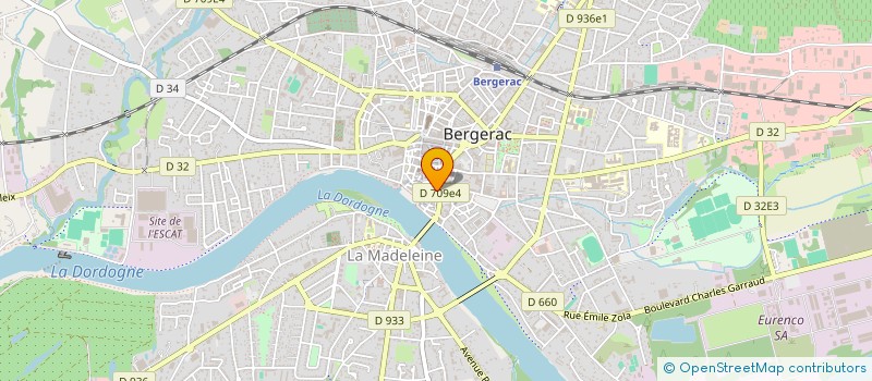 localisation de l'entreprise EUGENIE 2 à BERGERAC